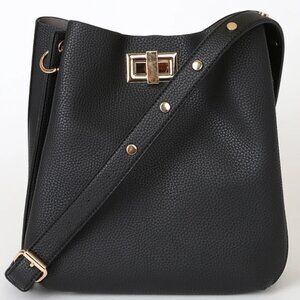Lulu's Chic Street Black Tote Bag